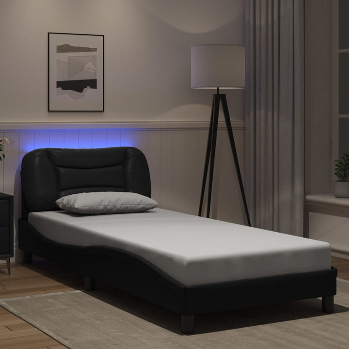 Bed Frame With Led Without Mattress &amp;quot;Hvar&amp;quot;