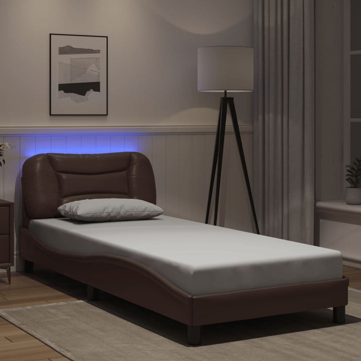 Bed Frame With Led Without Mattress &amp;quot;Hvar&amp;quot;