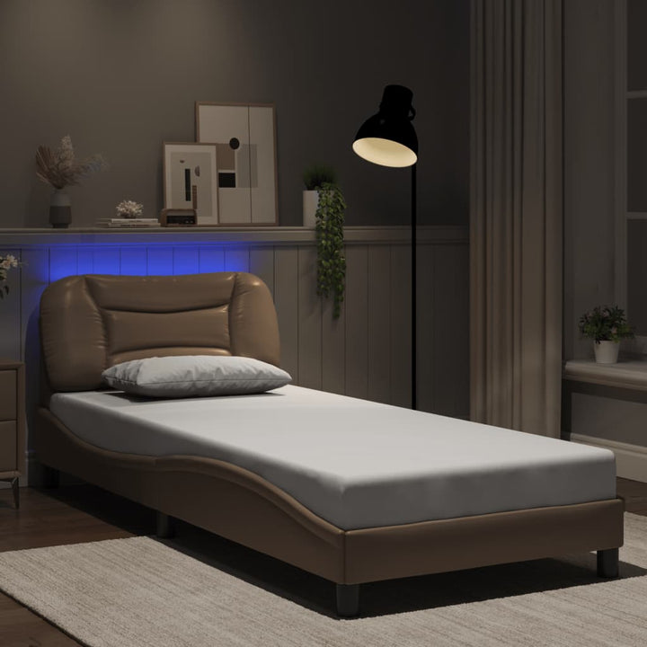 Bed Frame With Led Without Mattress &amp;quot;Hvar&amp;quot;
