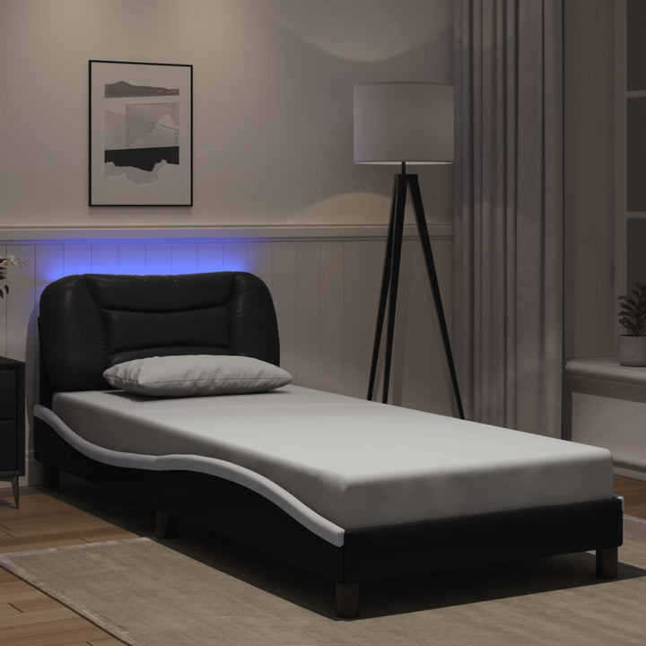 Bed Frame With Led Without Mattress &amp;quot;Hvar&amp;quot;