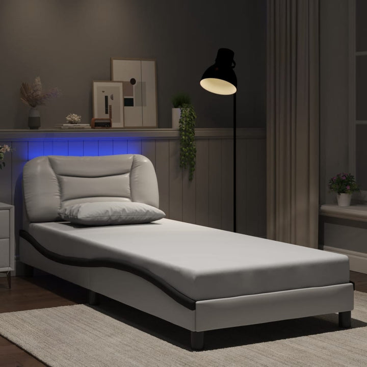 Bed Frame With Led Without Mattress &amp;quot;Hvar&amp;quot;