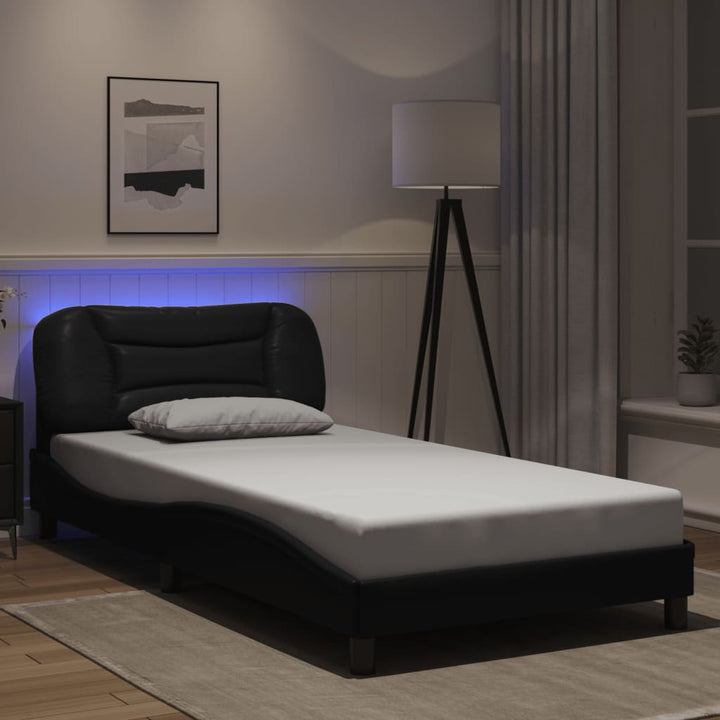 Bed Frame With Led Without Mattress &amp;quot;Hvar&amp;quot;