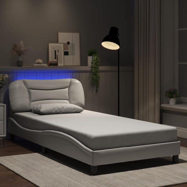 Bed Frame With Led Without Mattress &amp;quot;Hvar&amp;quot;