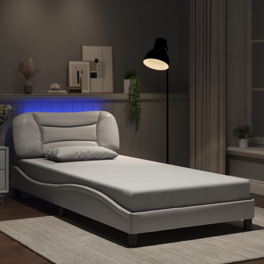 Bed Frame With Led Without Mattress &amp;quot;Hvar&amp;quot;