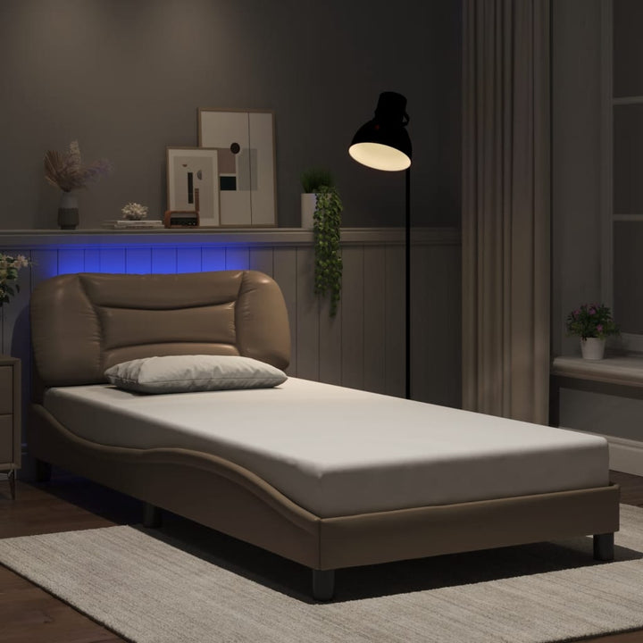 Bed Frame With Led Without Mattress &amp;quot;Hvar&amp;quot;