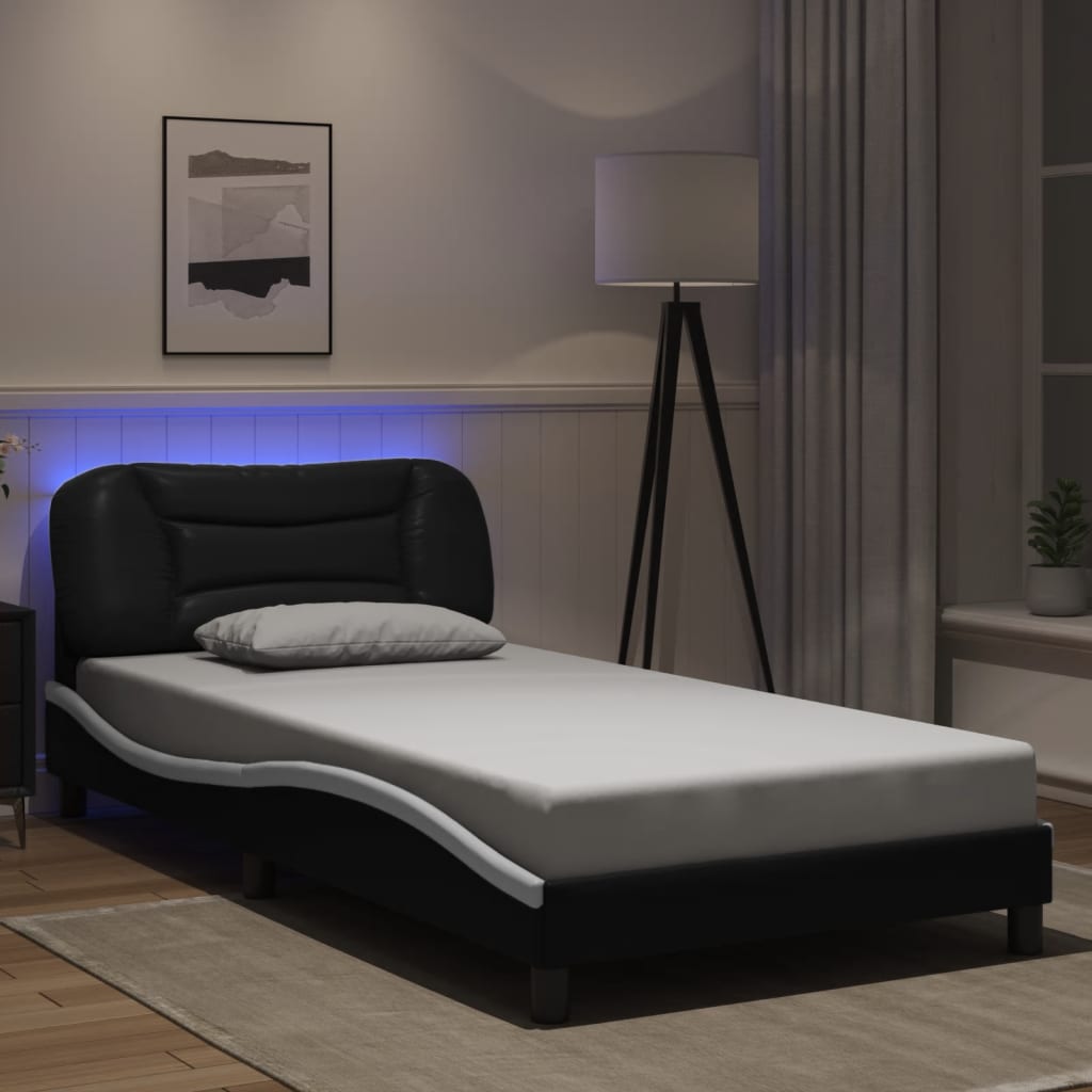 Bed Frame With Led Without Mattress &amp;quot;Hvar&amp;quot;