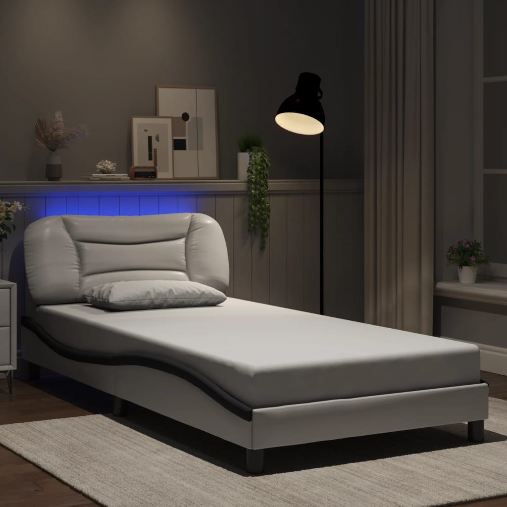 Bed Frame With Led Without Mattress &amp;quot;Hvar&amp;quot;