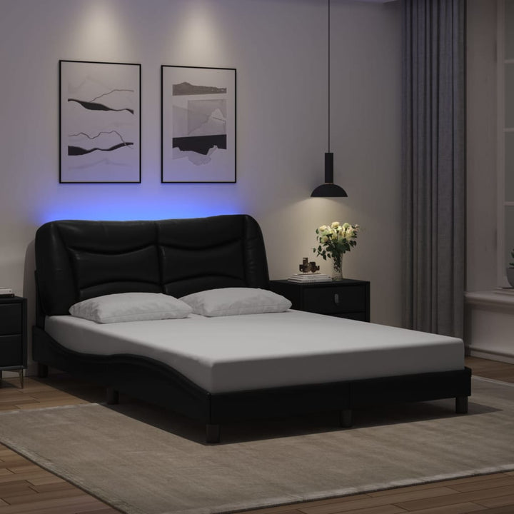 Bed Frame With Led Without Mattress &amp;quot;Hvar&amp;quot;