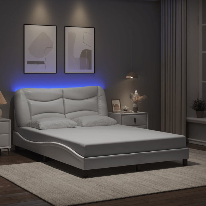 Bed Frame With Led Without Mattress &amp;quot;Hvar&amp;quot;