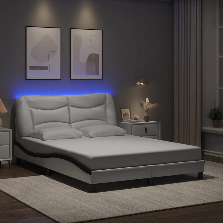 Bed Frame With Led Without Mattress &amp;quot;Hvar&amp;quot;