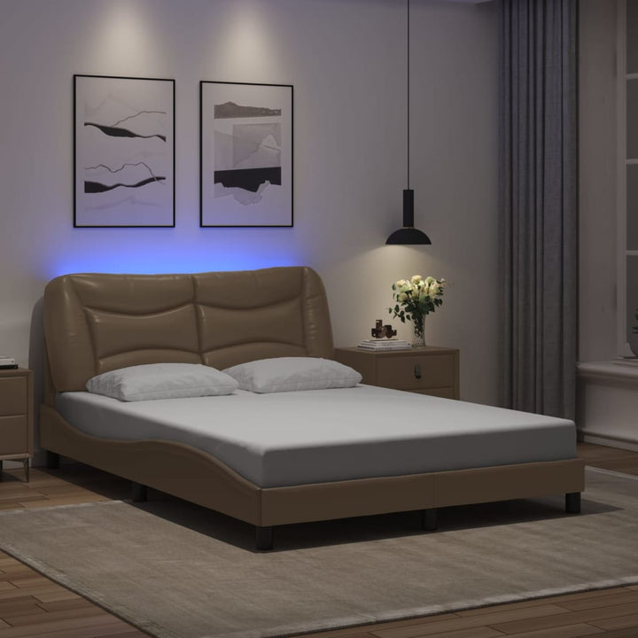 Bed Frame With Led Without Mattress &amp;quot;Hvar&amp;quot;