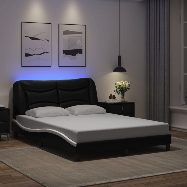 Bed Frame With Led Without Mattress &amp;quot;Hvar&amp;quot;