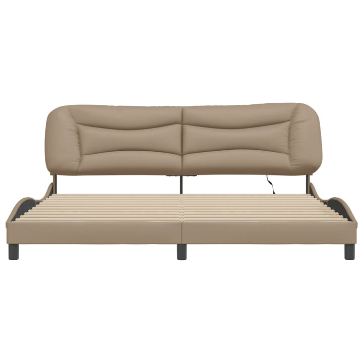 Bed Frame With Led Without Mattress &amp;quot;Hvar&amp;quot;