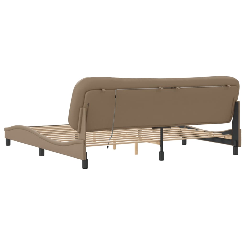Bed Frame With Led Without Mattress &amp;quot;Hvar&amp;quot;