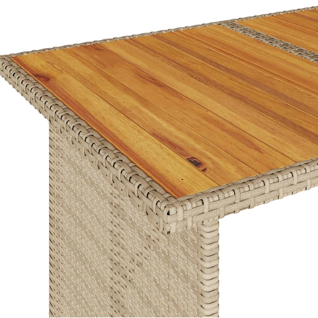 Soffgrupp För Dgården Med Dynor 6 Delar Beige Konstrotting