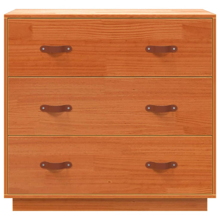 Skänk 80X40X75 Cm Massiv Furu