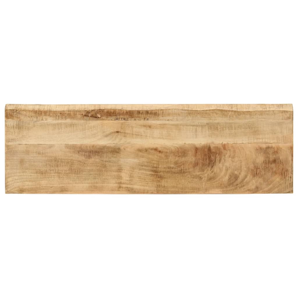 Avlastningsbord Med Levande Kant 105X33X76 Cm Massivt Mangoträ