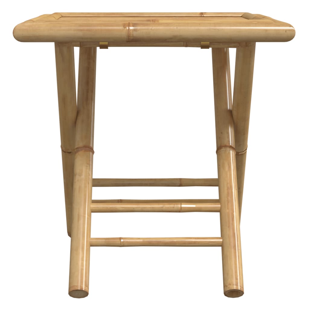 Caféstolar Hopfällbara Med Kuddar 3 St Bambu