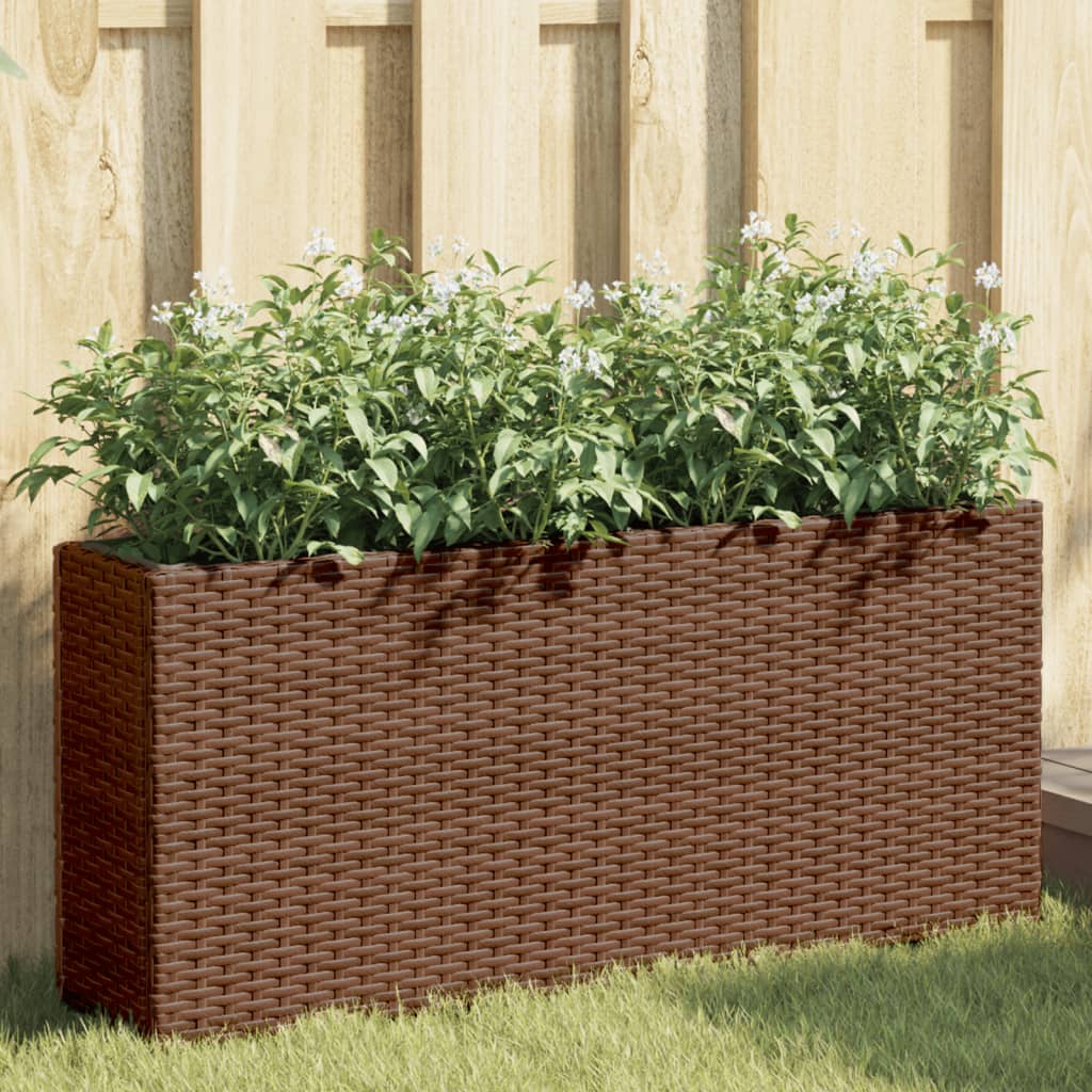 Odlingslåda Med 2 Krukor 90X20X40 Cm Konstrotting