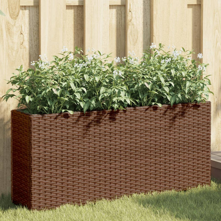 Odlingslåda Med 2 Krukor 90X20X40 Cm Konstrotting