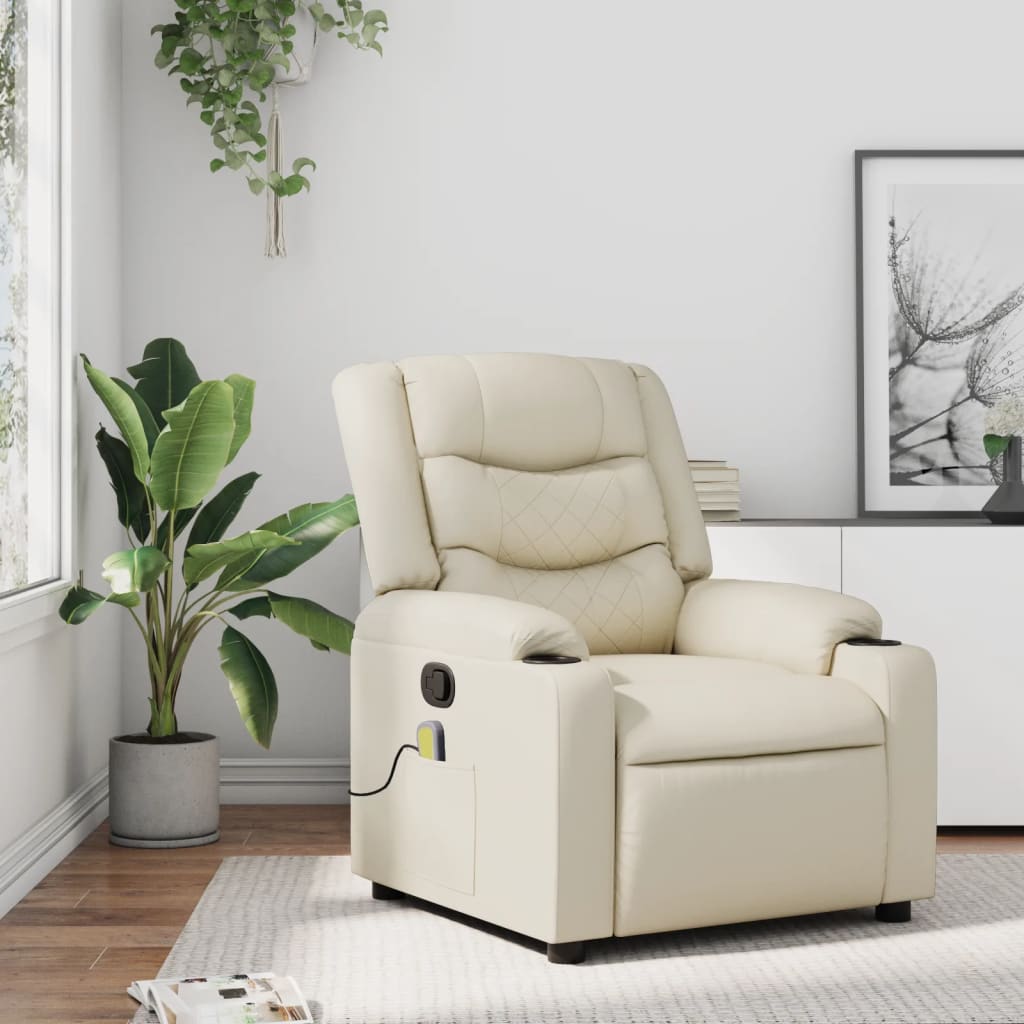 Elektrisk Massagefåtölj Konstläder