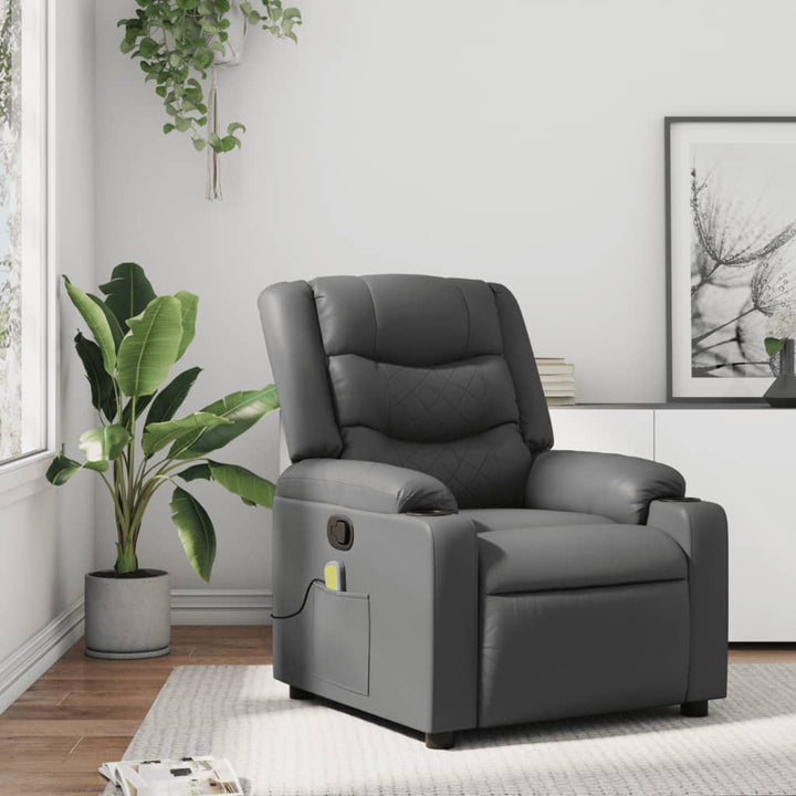 Elektrisk Massagefåtölj Konstläder