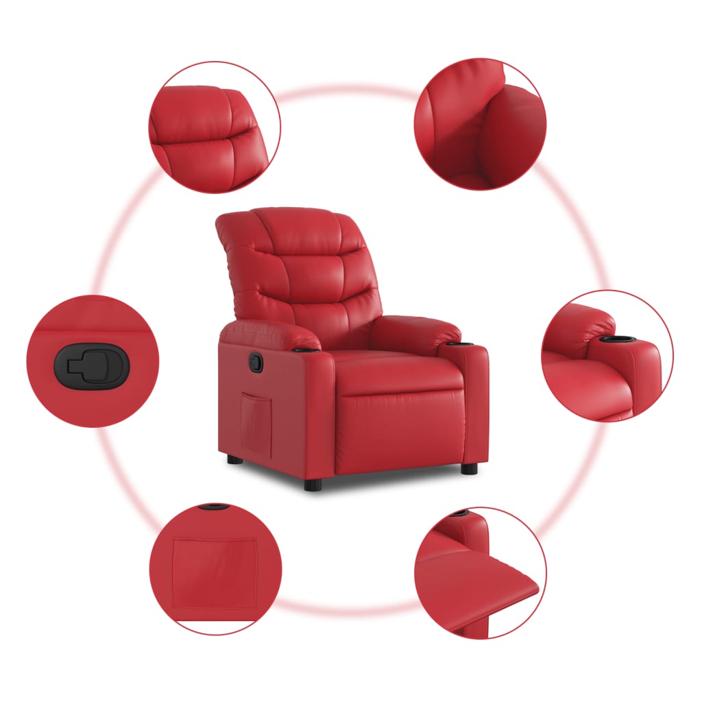 Reclinerfåtölj Konstläder