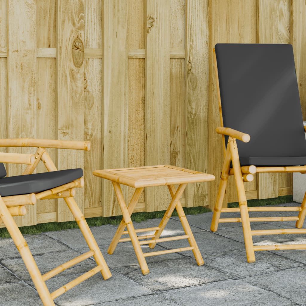 Hopfällbart Trädgårdsbord Ø Bambu