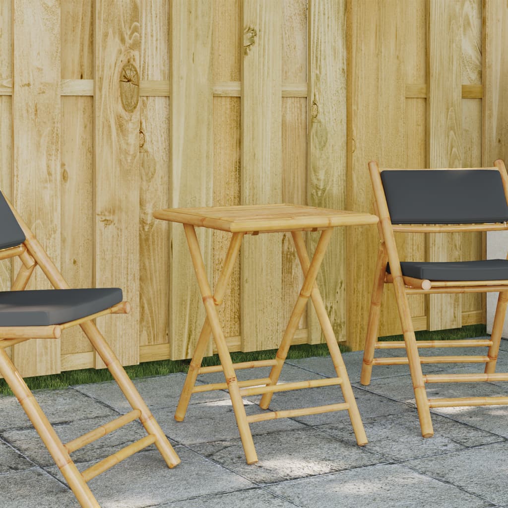 Hopfällbart Trädgårdsbord Ø Bambu