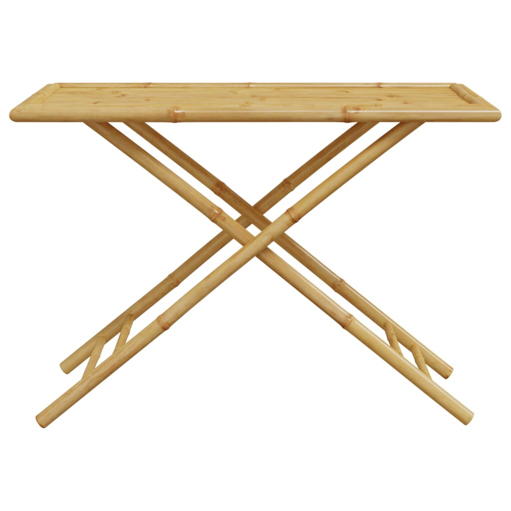 Hopfällbart Trädgårdsbord 110X55X75 Cm Bambu