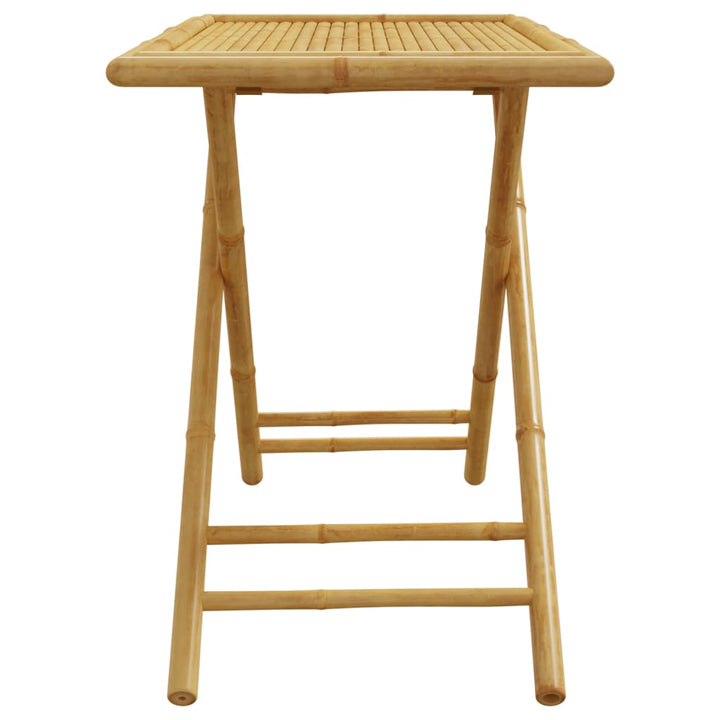 Hopfällbart Trädgårdsbord 110X55X75 Cm Bambu