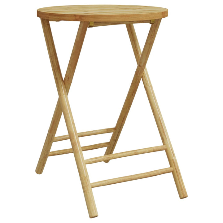 Hopfällbart Trädgårdsbord Ø Bambu