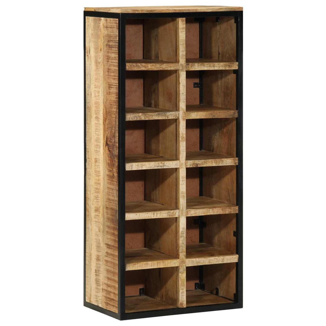 Skoskåp 50 X 30 X 110 Cm Massivt Mangoträ Brun