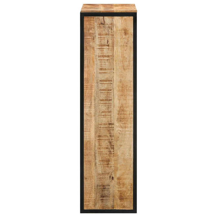 Skoskåp 50 X 30 X 110 Cm Massivt Mangoträ Brun
