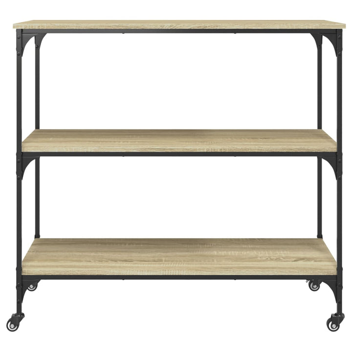 Köksvagn Sonoma-Ek 102X50X95 Cm Konstruerat Trä