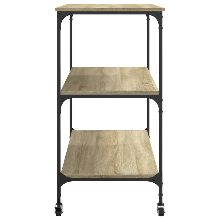 Köksvagn Sonoma-Ek 102X50X95 Cm Konstruerat Trä