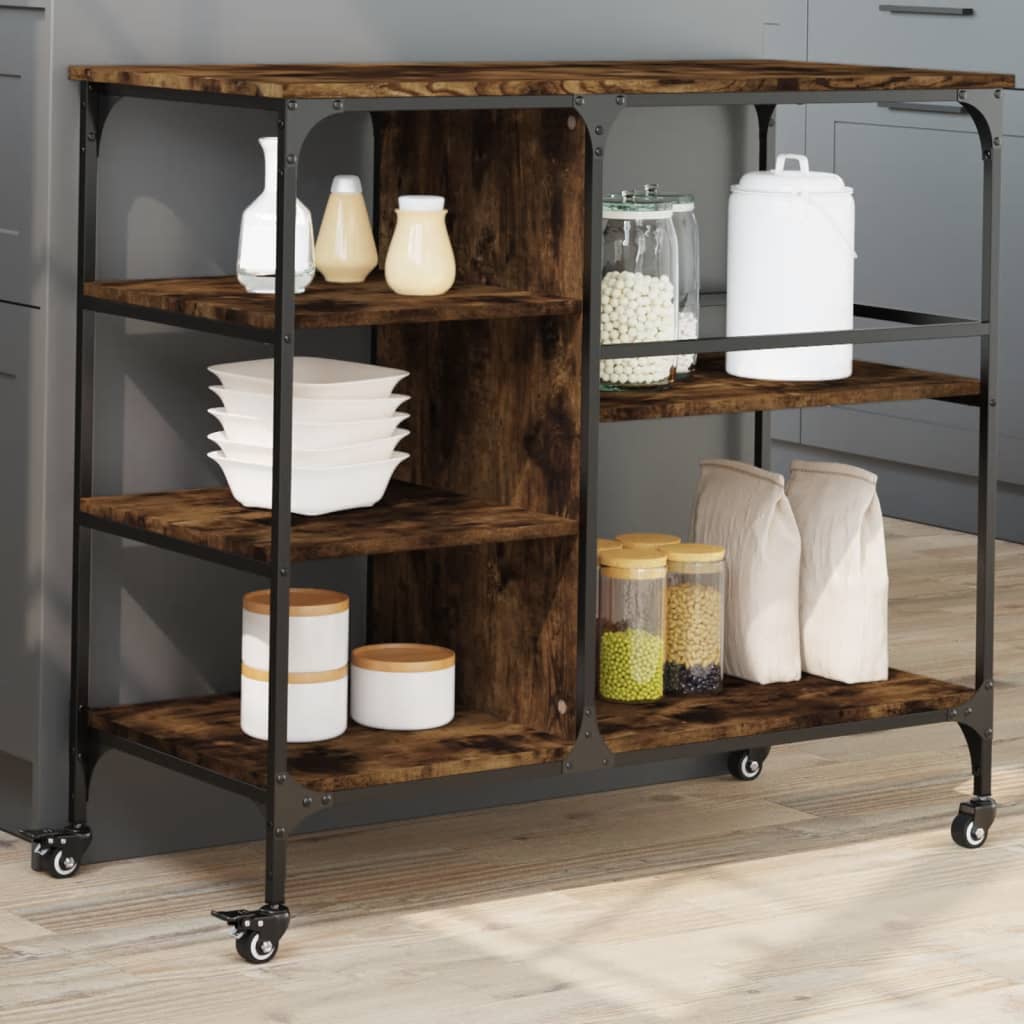Köksvagn 100X45X89,5 Cm Konstruerat Trä