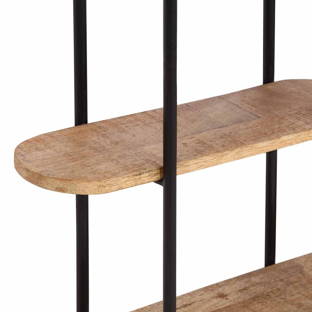 Vägghylla 90X20X116,5 Cm Mango Massivt Grovt Trä