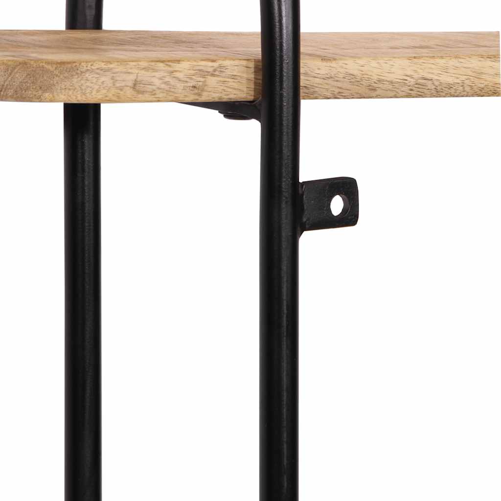 Vägghylla 90X20X116,5 Cm Mango Massivt Grovt Trä