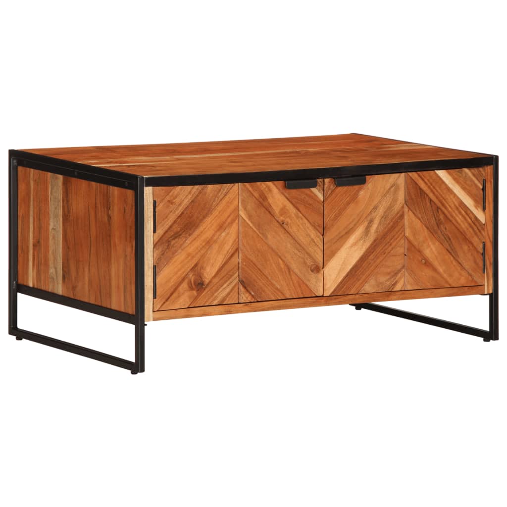 Soffbord 90X55X40 Cm Massivt Akaciaträ