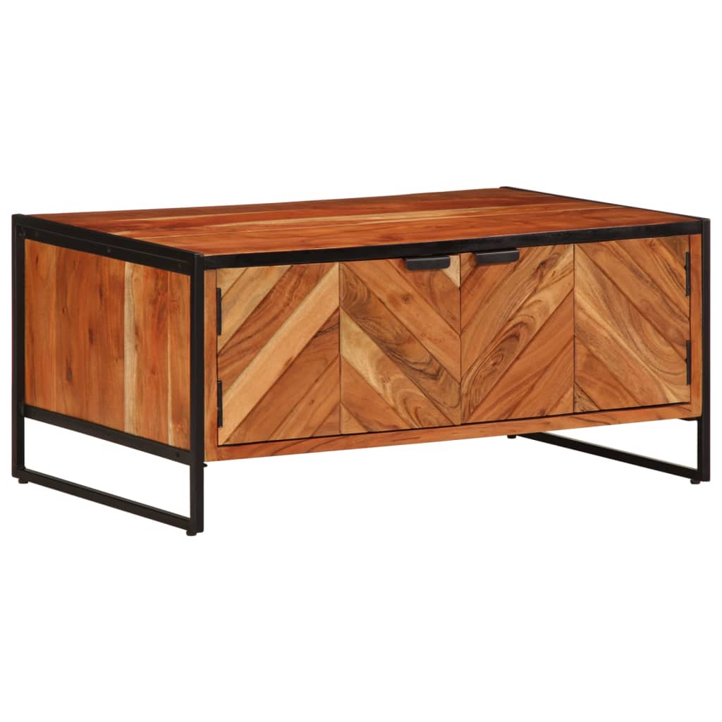 Soffbord 90X55X40 Cm Massivt Akaciaträ