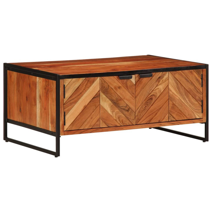 Soffbord 90X55X40 Cm Massivt Akaciaträ