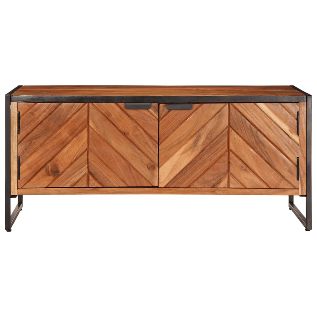 Soffbord 90X55X40 Cm Massivt Akaciaträ