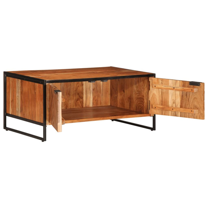 Soffbord 90X55X40 Cm Massivt Akaciaträ