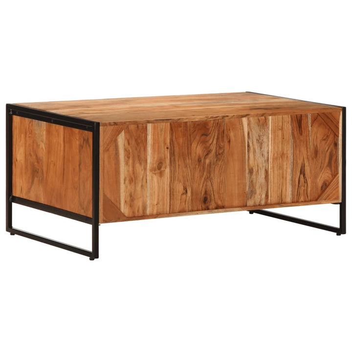 Soffbord 90X55X40 Cm Massivt Akaciaträ