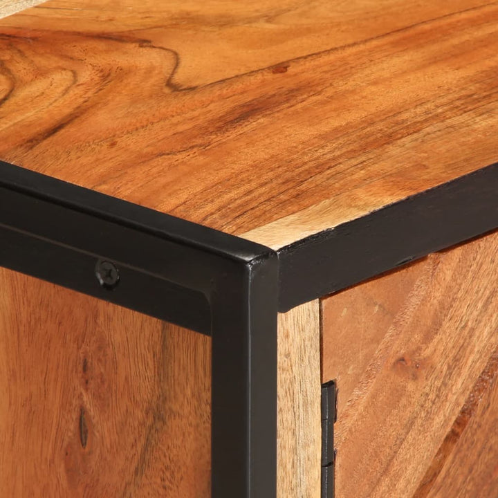 Soffbord 90X55X40 Cm Massivt Akaciaträ
