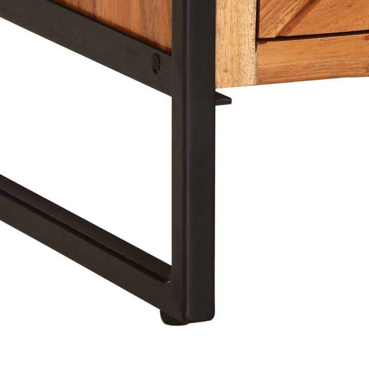 Soffbord 90X55X40 Cm Massivt Akaciaträ