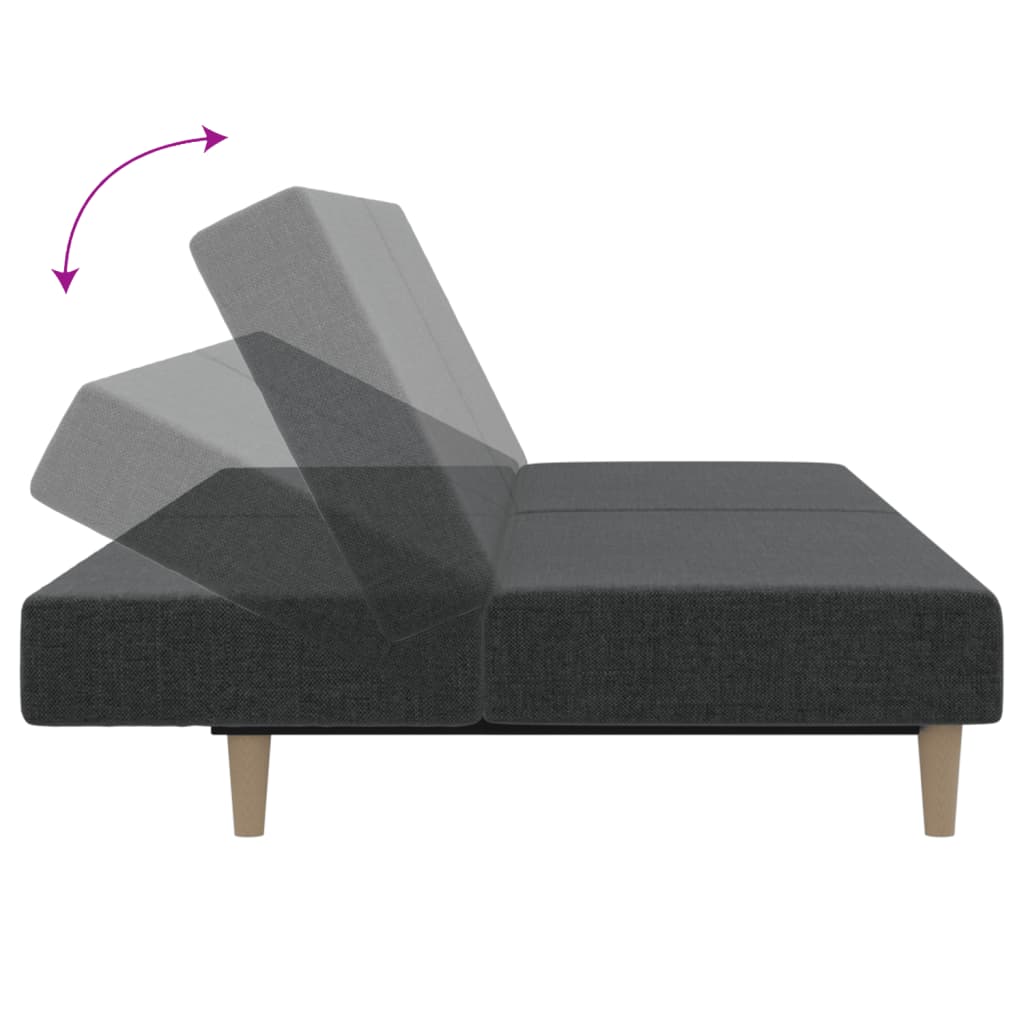 Bäddsoffa 2-Sits Tyg