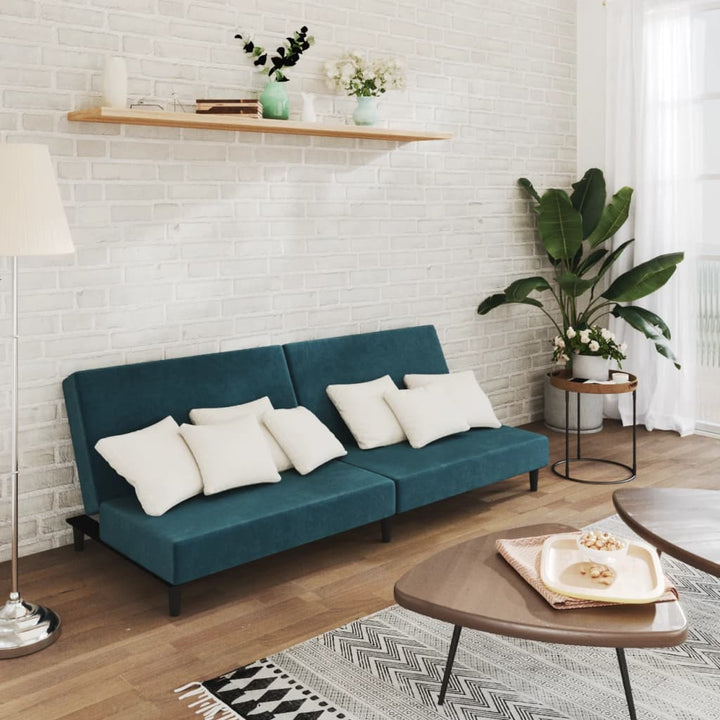 Bäddsoffa 2-Sits Sammet
