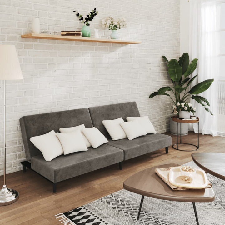 Bäddsoffa 2-Sits Sammet